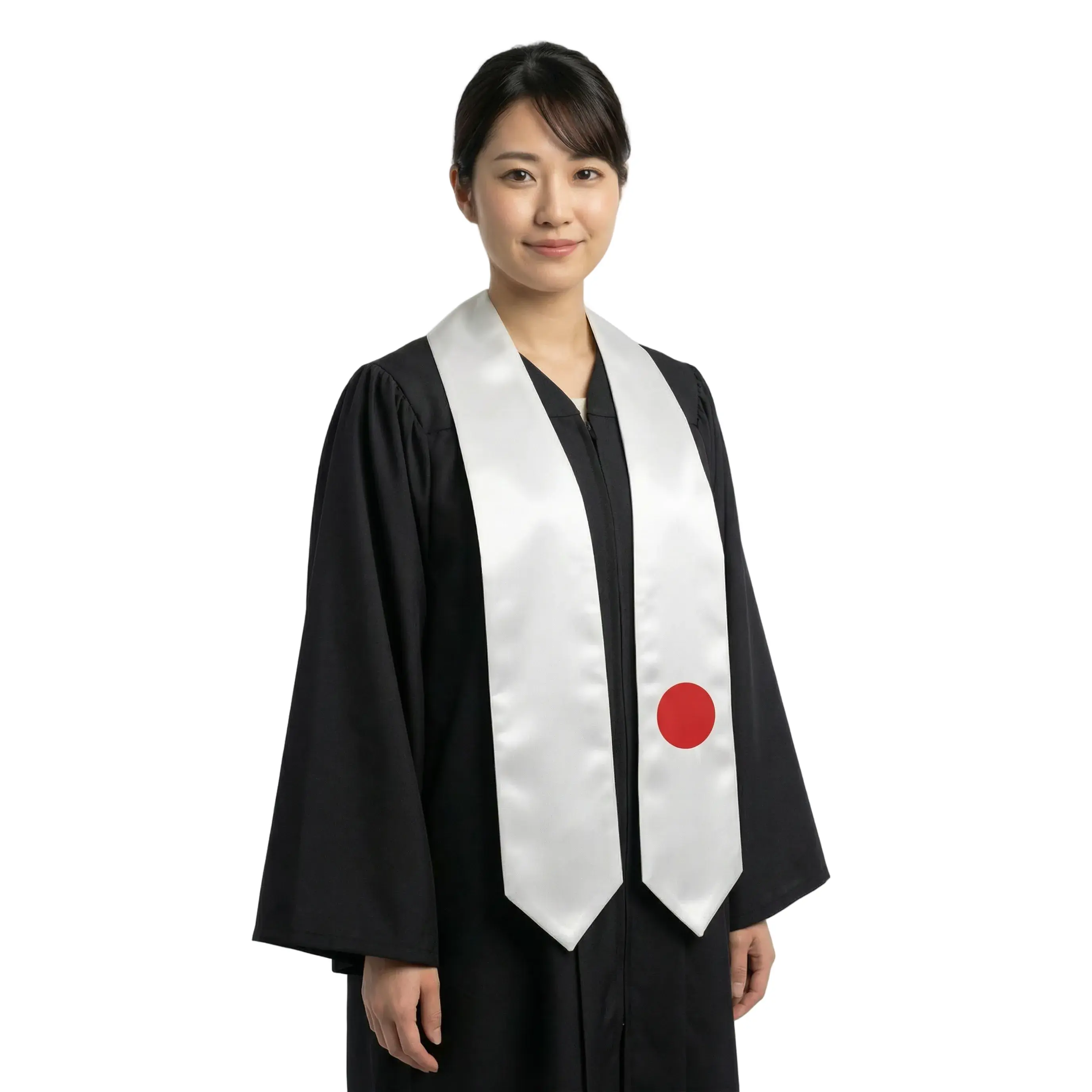 Japan Graduation Stole - Japanese Flag Sash