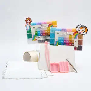 PixieBeads 48 Starter Combo Box Set with Tool Set - 24,000 Mini Fuse Beads 2.6mm