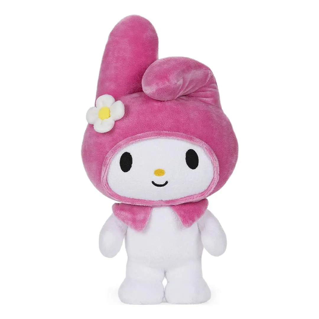 GUND Sanrio Hello Kitty & My Melody 9.5in Kawaii Plush Toy - Soft Huggable Soft Stuffed Doll, Collectible Kawaii Stuffed Animals for Kids