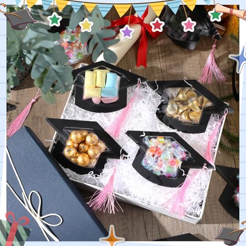 30 Pcs Graduation Cap Candy Card 2026 Class Grad Candy Dome Greeting Card Gift with Tassel Chocolate Holder for Friend Students Teachers School Party Favors Candy Holder Graduation Gifts Supplies 30 Pcs Graduation Cap Candy Card 2026 Class Grad Candy Dome Greeting Card Gift with Tassel Chocolate Holder for Friend Students Teachers School Party Favors Candy Holder Graduation Gifts Supplies