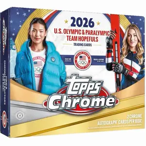 2026 Topps Chrome U.S. Winter Olympics & Paralympic Team Hopefuls Trading Card Box