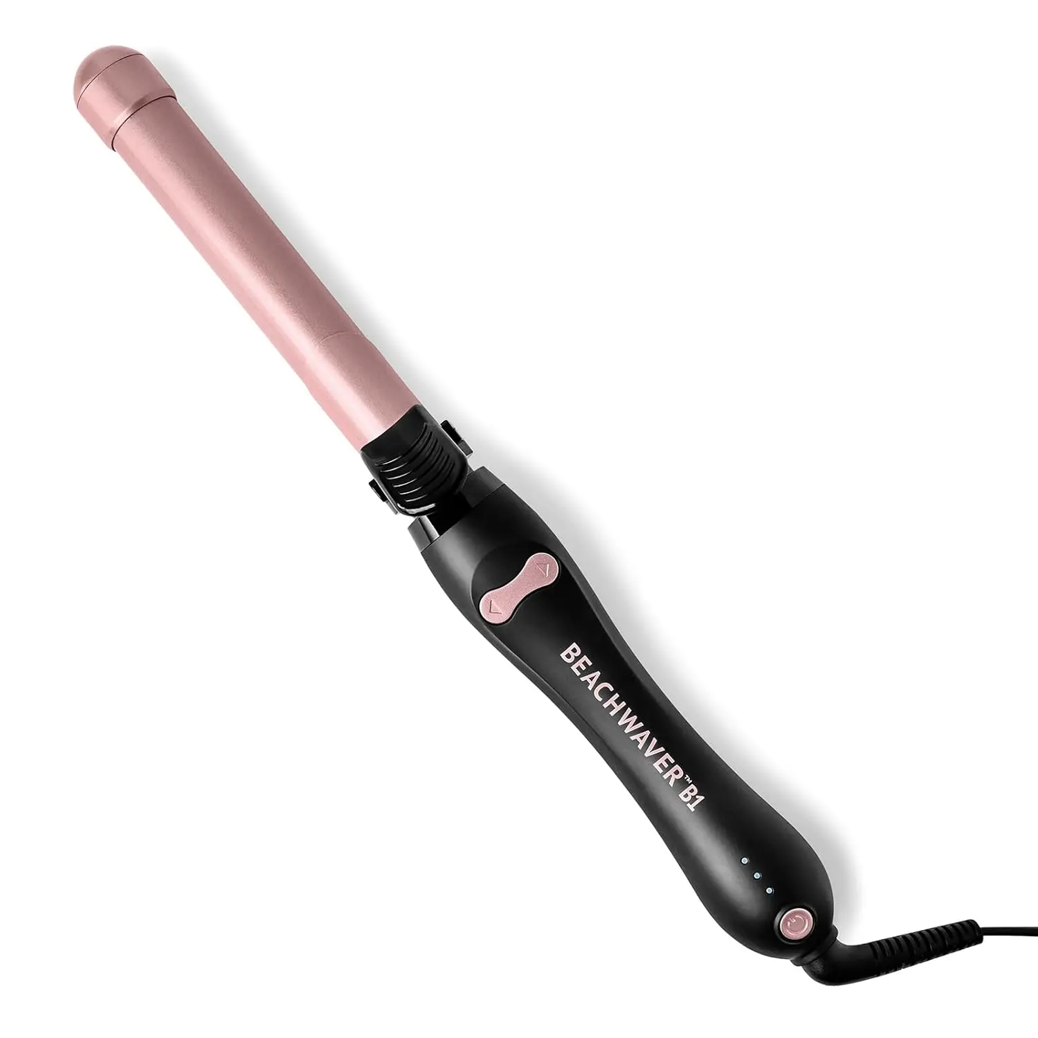 Beachwaver B1 Rotating Curling Iron Midnight Rose 1-inch Ceramic Barrel 3 Heat Settings Lightweight Ergonomic Handle for All Hair Types (DZ)