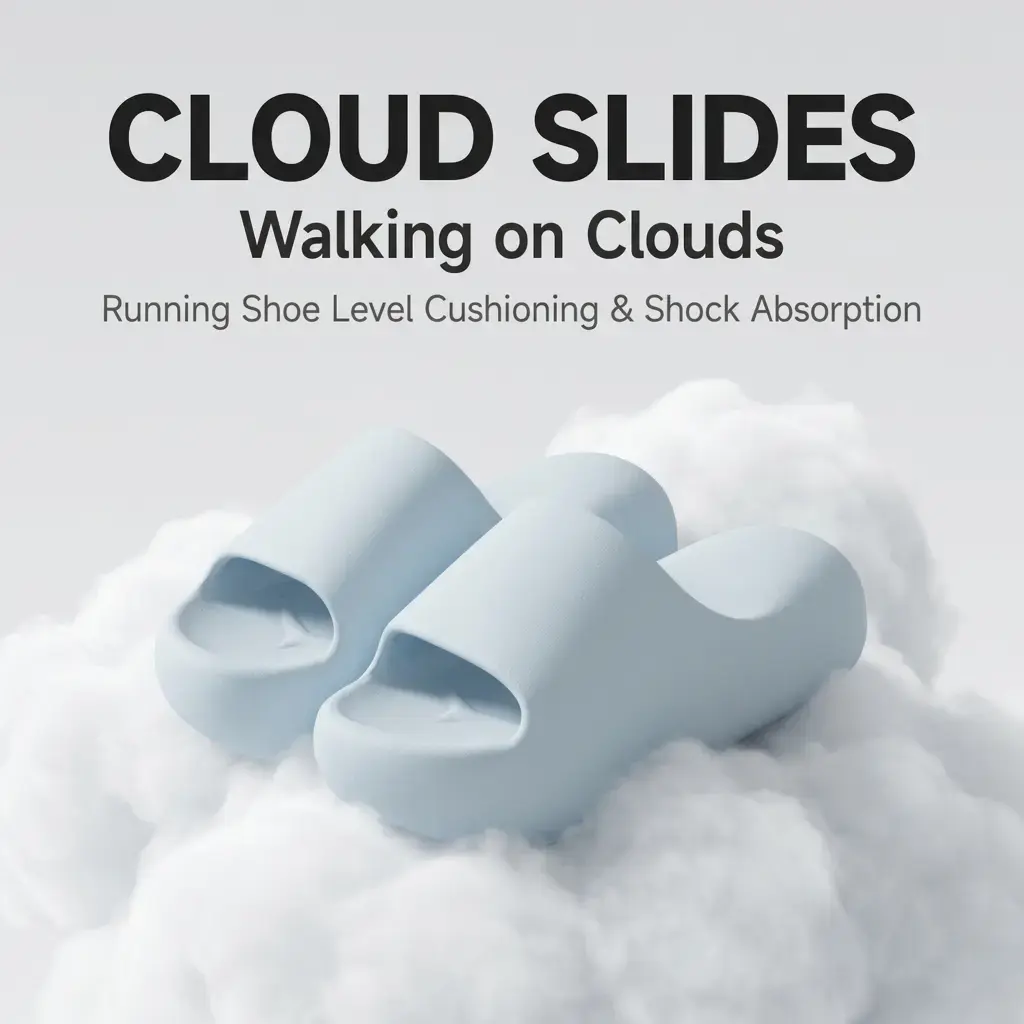 Kids Cloud Slides Boys Girls Non Slip Shower Shoes Comfy Pillow Slide Sandals Soft Thicken Sole Summer House Slippers Lightweight for Bathroom Beach Pool