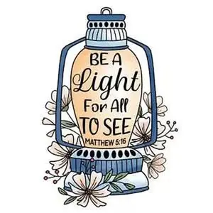 Be A Light 2x2 Magnet