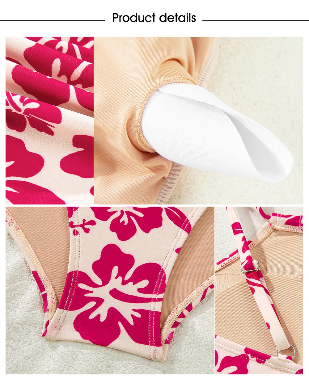 Aleumdr Women's High Waisted Bikini Sets One Shoulder Floral Print Swimsuits 2 Piece Tummy Control Bathing Suits SpringStatements Aleumdr Women's High Waisted Bikini Sets One Shoulder Floral Print Swimsuits 2 Piece Tummy Control Bathing Suits SpringStatements