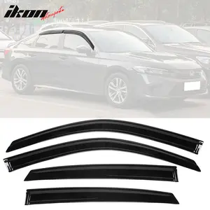 Window Visors for Honda Civic Sedan 4-Door 2022-2026 Acrylic 4PC Tape On