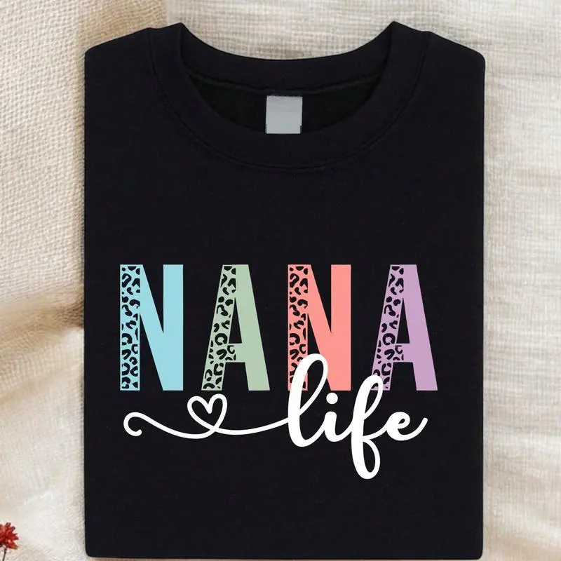 Nana Life Shirt, Gift For Grandma, Grandma, Graphic Tee, Women's T-Shirt, Mothers Day, Nana-Life Shirt, Pregnancy Announcement, New Nana Shirt, Grandma Tee