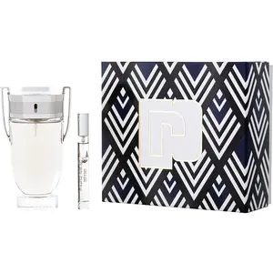 Invictus Set-Edt Spray 6.7 Oz & Edt Travel Spray 0.34 Oz Mini For Men