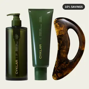 Bergamot Bond  Body Wash, Body Cream & Contour Tool Body Care Rituals Set