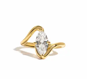 Marquise Pinky Ring