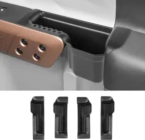 Canvcle Door Handle Storage Box for 2022-2025 Ford Maverick Accessories, Front Rear Door Side Storage Insert Tray Organizer Grab Handle Pocket Container 4PCS