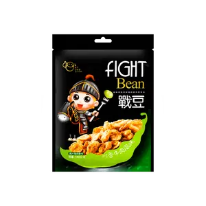 NICE FOODS Taiwan Broad Beans - Spicy Sichuan Beef Flavor Crispy Snack, 140g (5oz) - Authentic Asian Snack Food, Savory & Crunchy