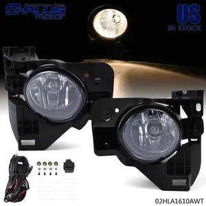 Fit For 09-14 Nissan Maxima Bumper Fog Lights Clear Lens Fog Lamps Kit
