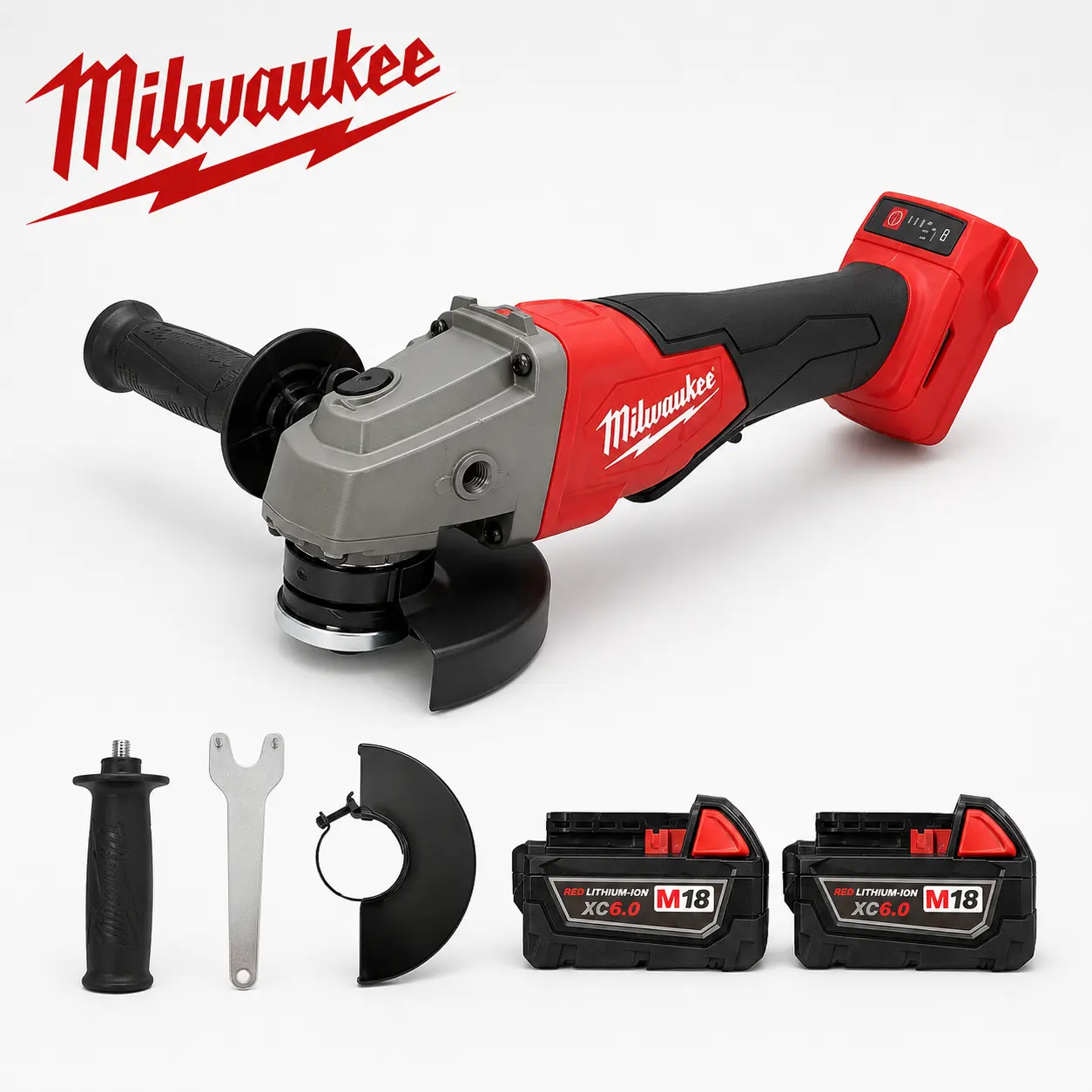 Milwaukee M18 FUEL Angle Grinder  4-1/2" Brushless Grinding Tool With 8500 RPM Speed For Metal Cutting, Welding, Automotive Repair, Construction And DIY Workshop Projects power control mode cordless impact 2-inch impact wrench