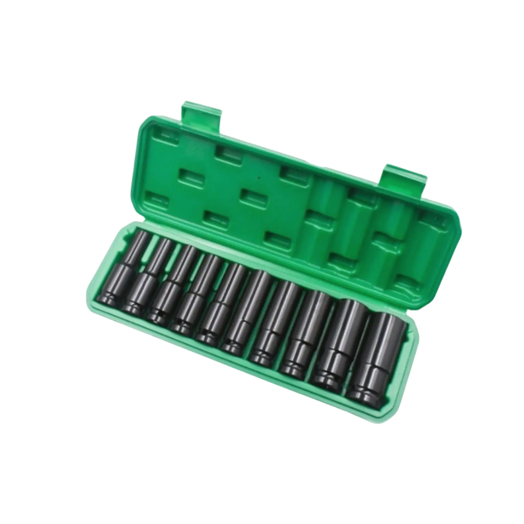 10-Piece Electric Wrench Set, Durable Multi-Functional Tool Kit for Garage Workshop, Essential Hand Tools Collection