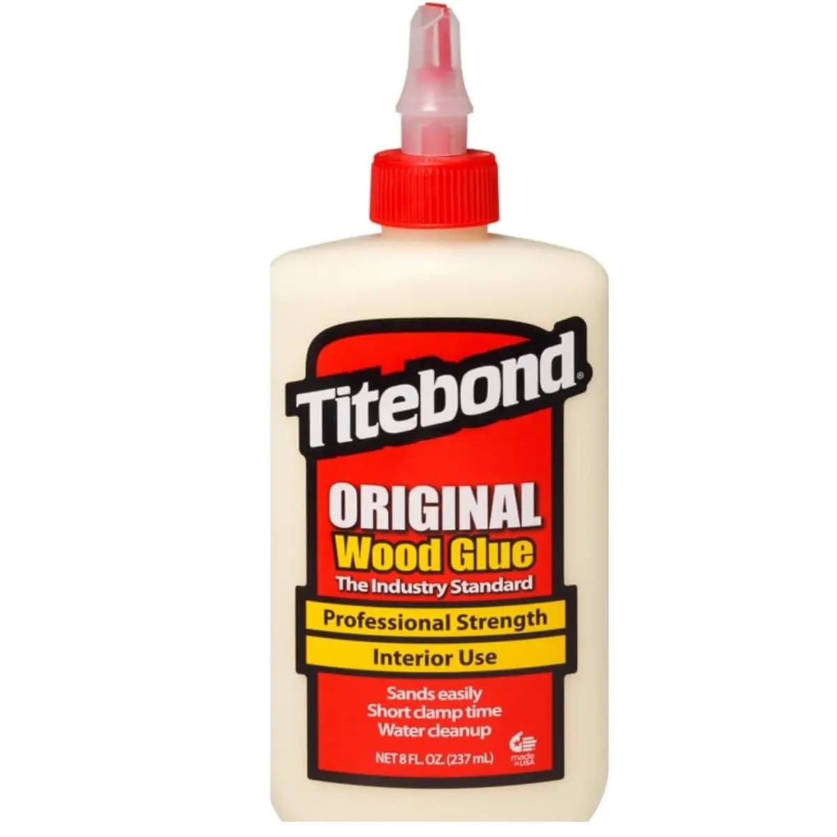Original Wood Glue 5063, Industry Standard for Woodworking, Furniture Repair/Assembly, Construction, Home Repair or Modeling, 8 oz