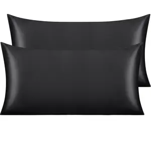 NTBAY 2 Pack Satin Pillowcases for Hair and Skin, Luxurious and Silky Pillow Cases with Envelope Closure NTBAY 2 Pack Satin Pillowcases for Hair and Skin, Luxurious and Silky Pillow Cases with Envelope Closure