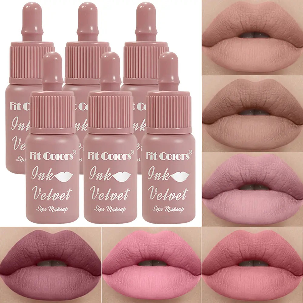 3pcs Phantom Velvet Lip Glaze - Long-Lasting Matte Gloss, Hydrating Plump For All Skin Tones (Nude To Bold), Mini Milk Bottle Non-Sticky, Perfect For Daily Wear, Parties & Holidays, Halloween/Christmas Makeup