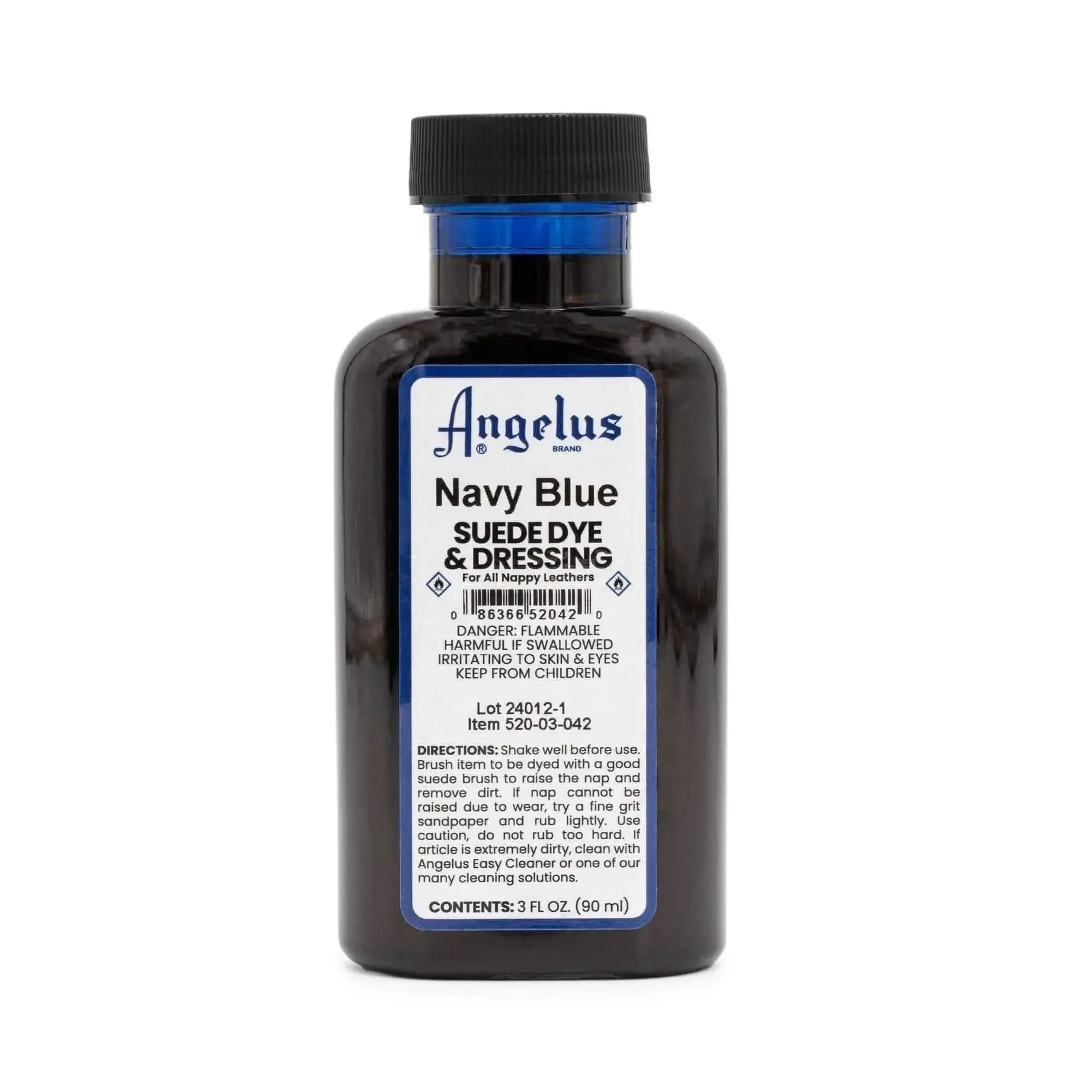 Navy Blue Suede Dye