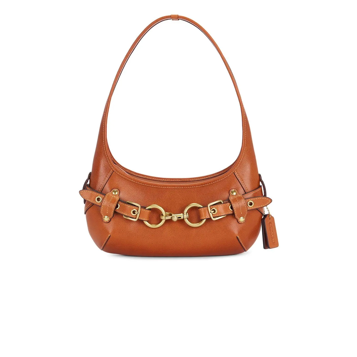 Coach Belted Ergo Shoulder Bag 26 in Amber Brown