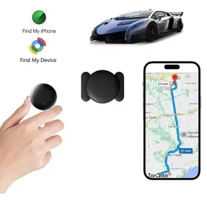 GPS Tracker for Car,Mini Trackers Device with Weatherproof Magnetic Case-No Monthly Fee-Best Hidden GPS Trackers,Anti-lost Device,Works with Apple Find My fathersdaygift