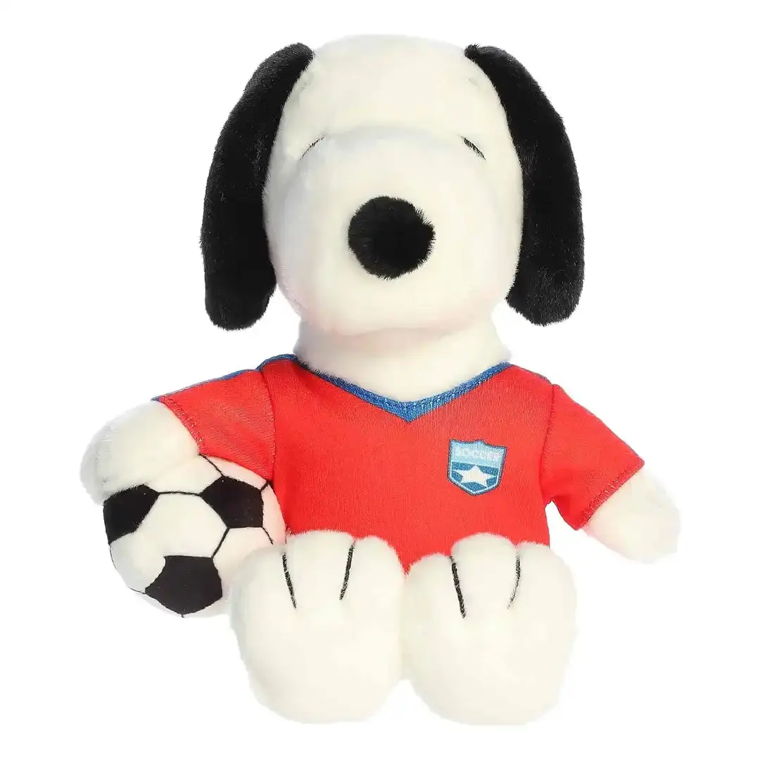 Aurora 8" Snoopy Soccer Stuffed Animal Collectibles, Adorable Peanuts Stuffed Toy, Stuffed Animal Gifts, Cute Collectibles