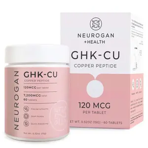 Neurogan Health Copper Peptide GHK-CU , 120 mcg, 60 Tablets, 0.52 oz (15 g)