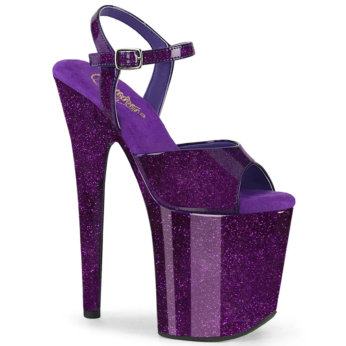 Pleaser 809GP Women's Classy Platform High Heel Shoes - Pleaser Heels, Statement Sandals, Night Out Pumps, Stylish Footwear, Platform Heel Pumps
