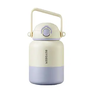 BUYDEEM 800ml Insulated Tumbler Cup - Long-Lasting Hot & Cold Preservation, S301/A4 Model, Purple Taro