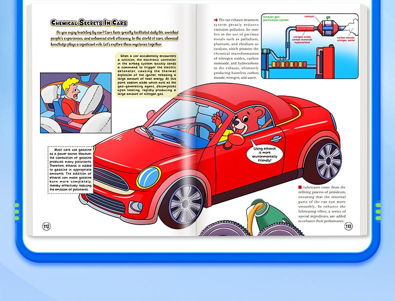 【TIKBOOKS】【Physical Chemistry Comic Enlightenment Book】Comic form tells the knowledge of mathematics, physics and chemistry to stimulate children's interest in learning