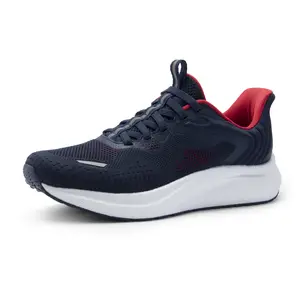 NORTIV 8 Men's Knitted Non-Slip Athletic Training Sneakers - Casual Closed-Toe Footwear for Running and Sports