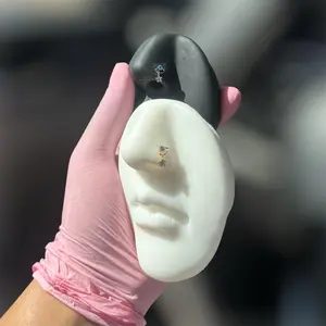 Titanium Universe Nose Ring/ Labret