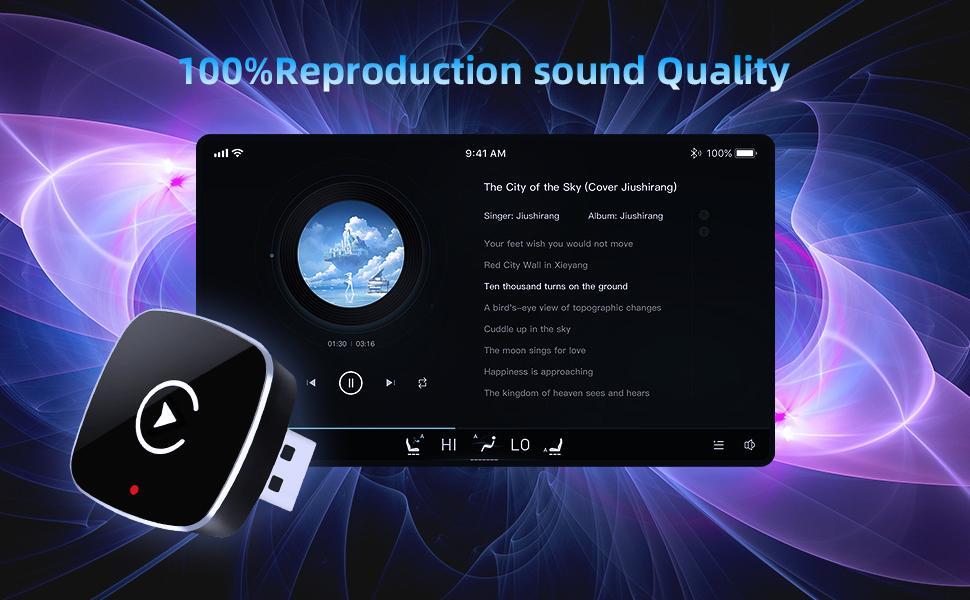 【YURNLV】2026 New Wireless CarPlay Adapter - Fast Connection for iPhone & Android | Hands-Free Calling