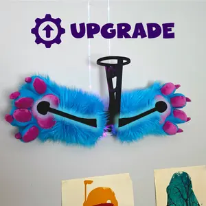 Paw Mount Upgrade for Stellarhusky Fursuit Head Mount