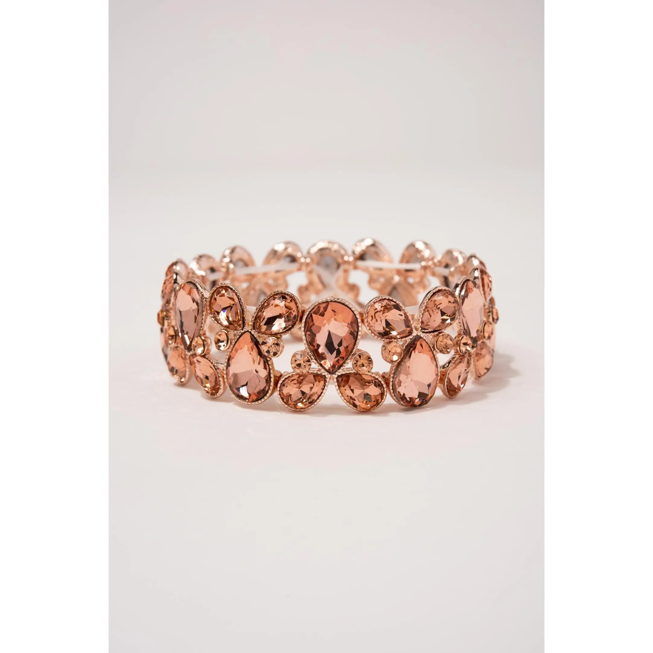 Jasmine Rhinestone Statement Bracelet
