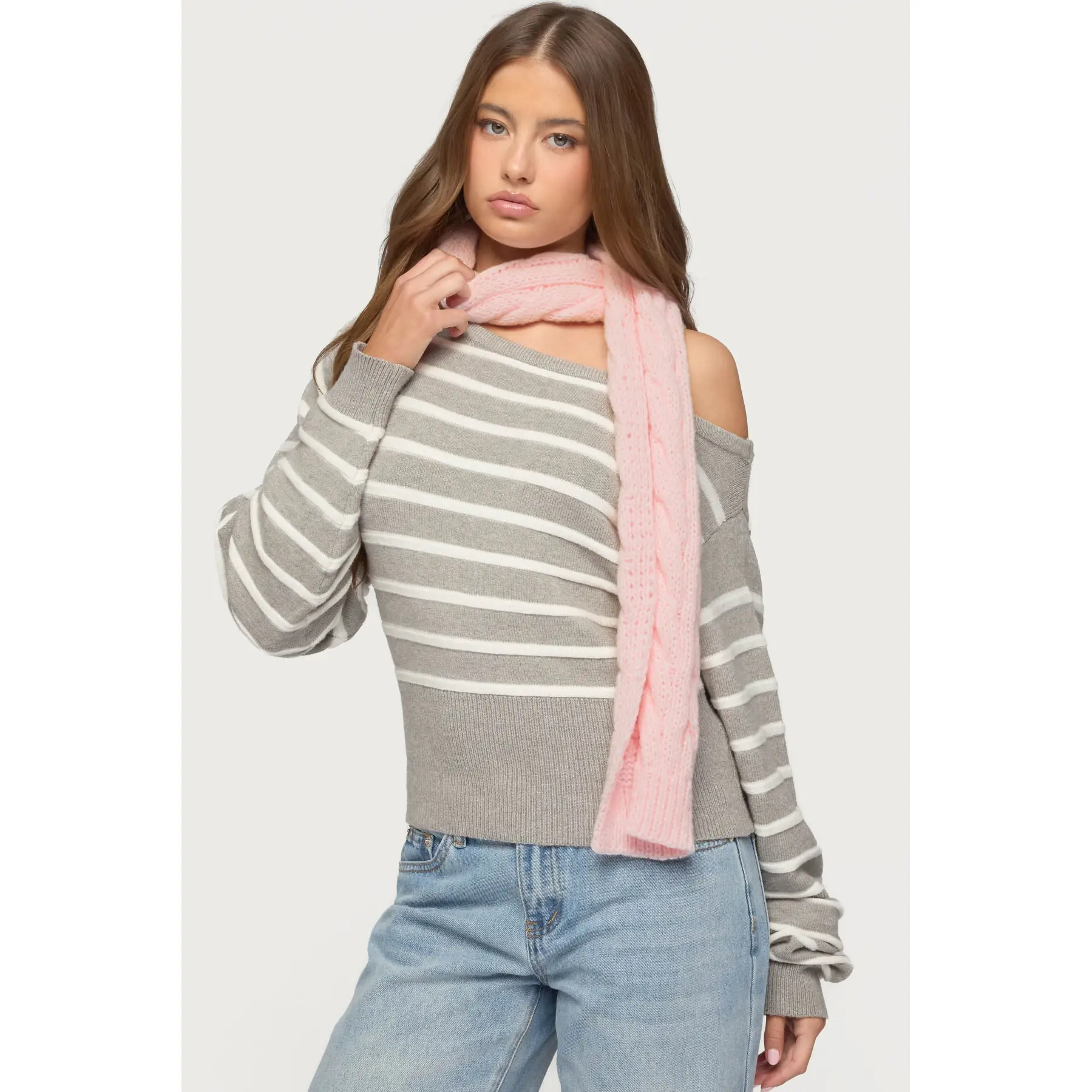 Cable Knit Scarf