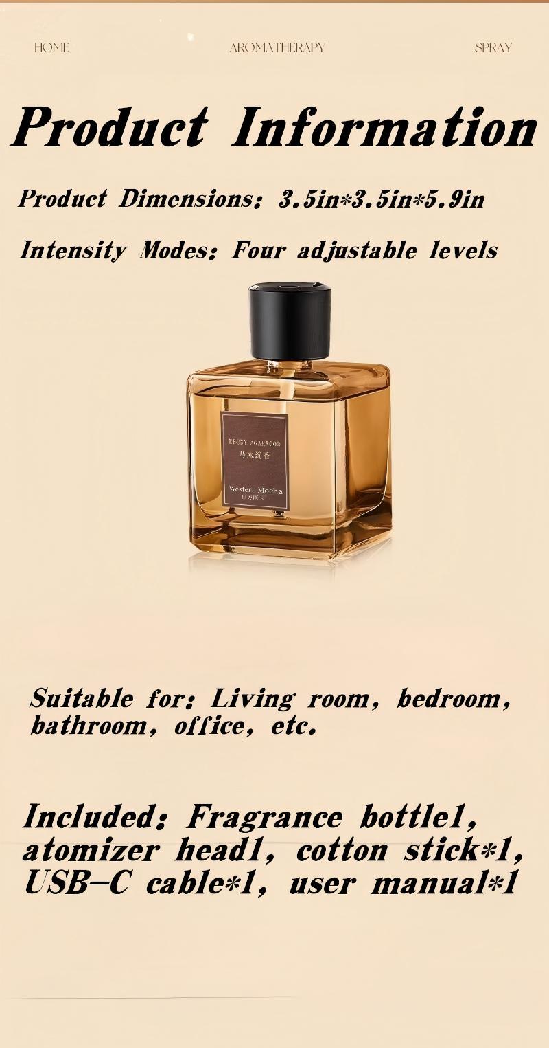 (16.91Oz) 500ml Automatic Spray Aromatherapy Value Large Capacity Aromatherapy Bedroom Room Living Room, Elegant Smoke-Free Aromatherapy for Bedrooms, Living Rooms and Bathrooms | Excellent Home Decoration Gifts, diffuser Long Lasting Diffuser