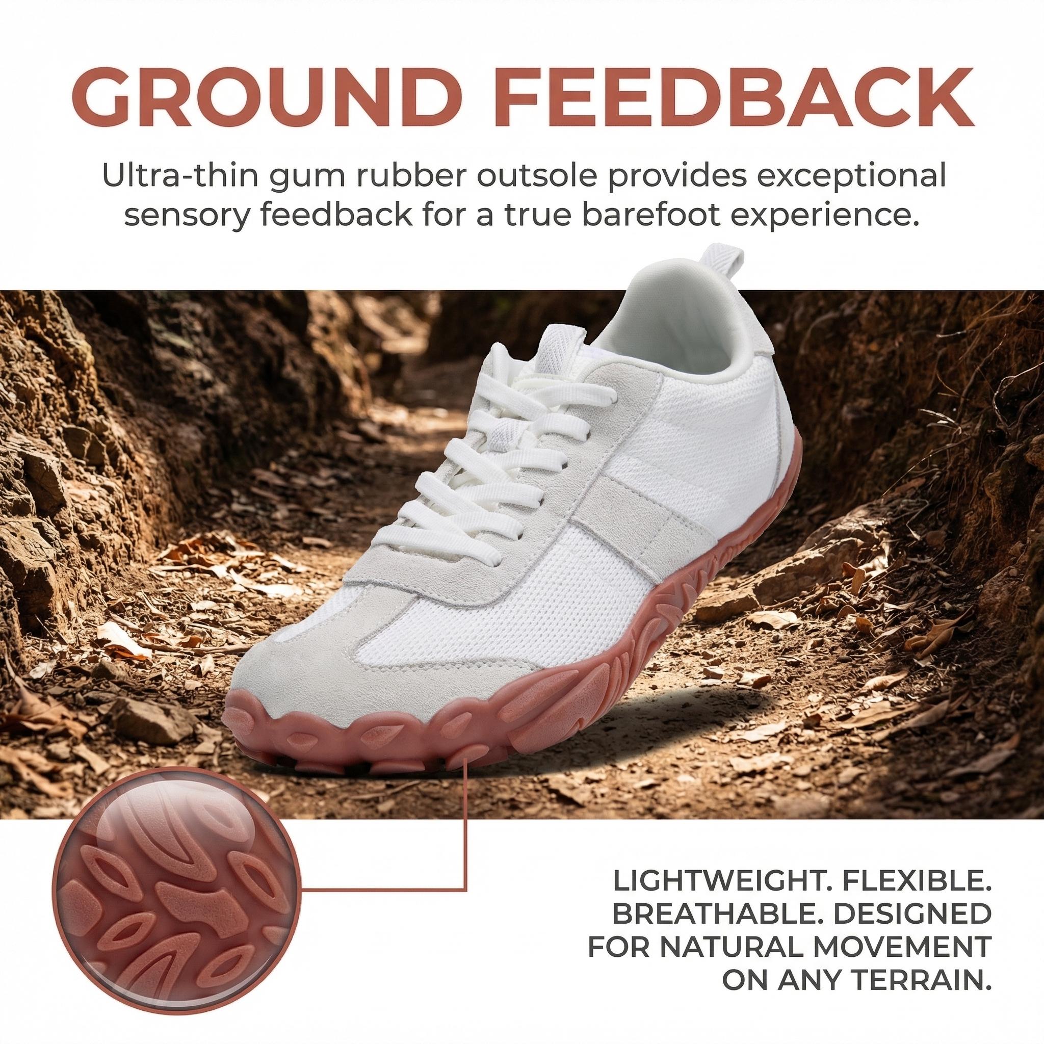 UBFEN Barefoot Shoes | Wide Toe Box Zero Drop Lightweight Sneakers