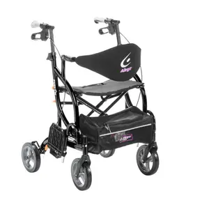 Airgo Fusion F23 Side-Folding Rollator & Transport Chair