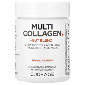 Codeage Multi Collagen + Gut Blend, 90 Vegetable Capsules