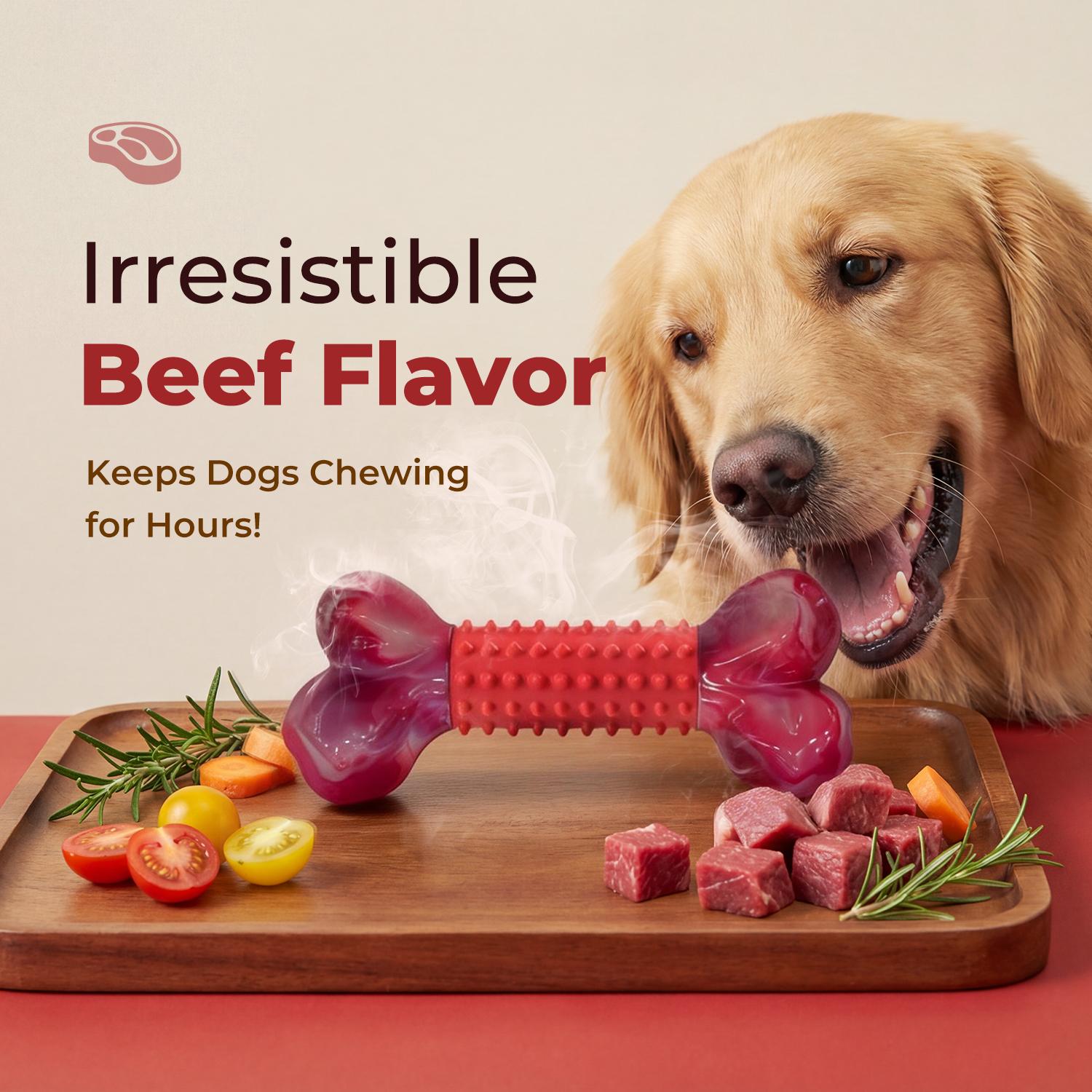 Durable Chew Toy for Strong Dogs, Sturdy Toy for Large Breeds, Indestructible Chew Toy, Interactive Dog Toy, Dog Teeth Grinding Toy, Large Dog Toy, Dog Birthday Toy