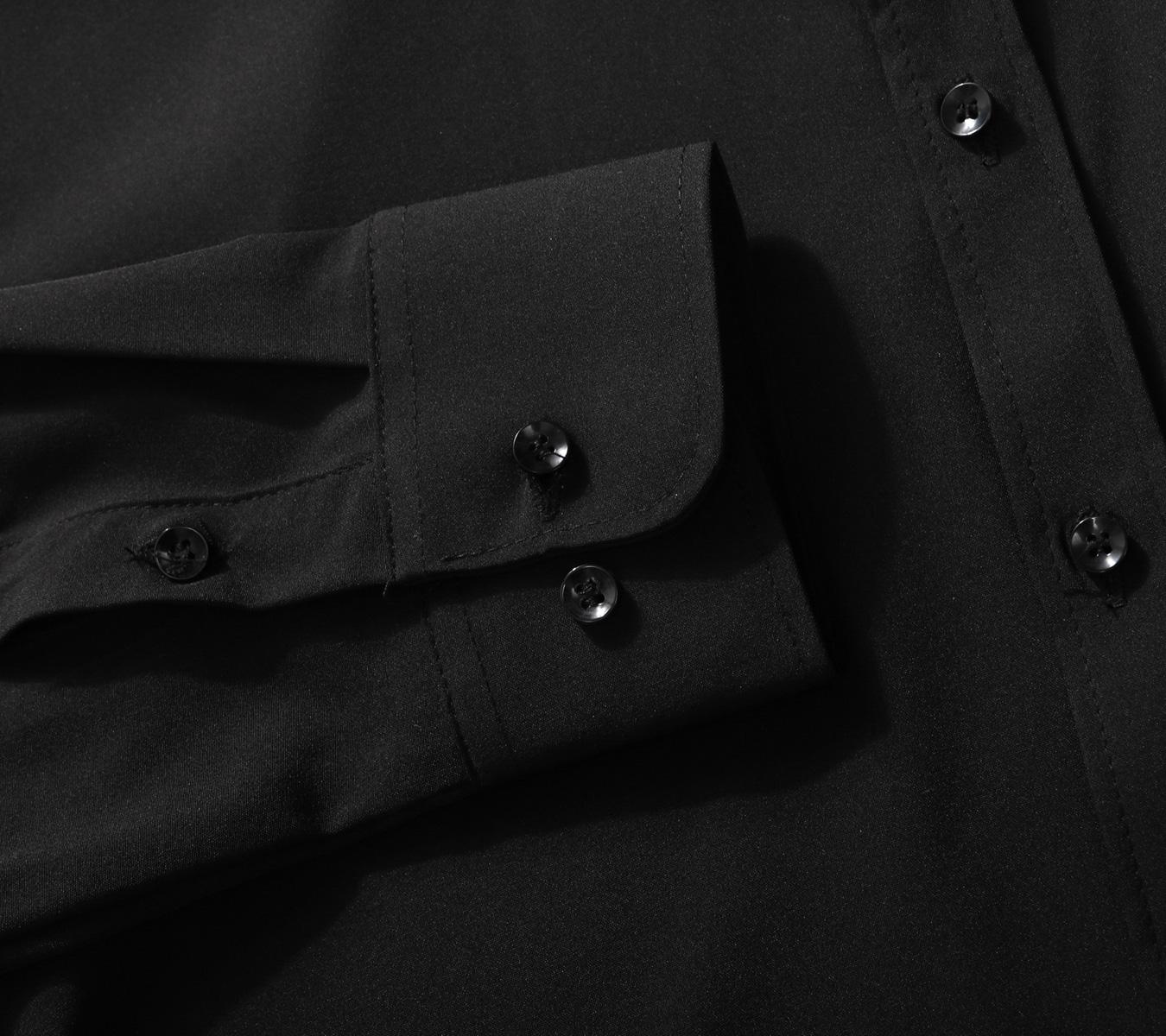 Men's Shirt Long Sleeve Wrinkle-Free Four-Sided Stretch Business High-End Shirt