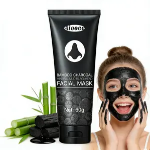 Bamboo Charcoal Mineral Mud Mask - Bamboo Charcoal Infused, Infused with Natural Bamboo Charcoal, Helps Absorb Surface Grime and Excess Sebum, Leaves Skin Feeling Fresh and Clean, Ideal for Weekly Deep Cleansing.