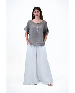 Linen Lucas Blouse One Size XS-1XL