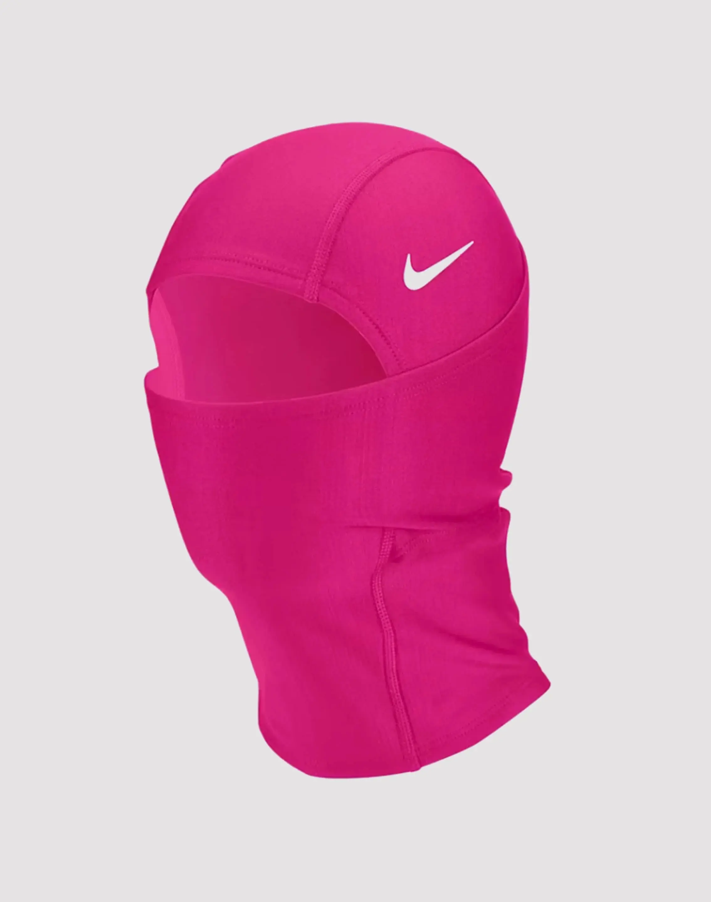 Nike Men's Pro Hyperwarm Hood - Pink, White Swoosh, OSFM (Pink Shiesty) - Men's Accessories, Fashion & Clothes Accessories for Face Covering Mask Use