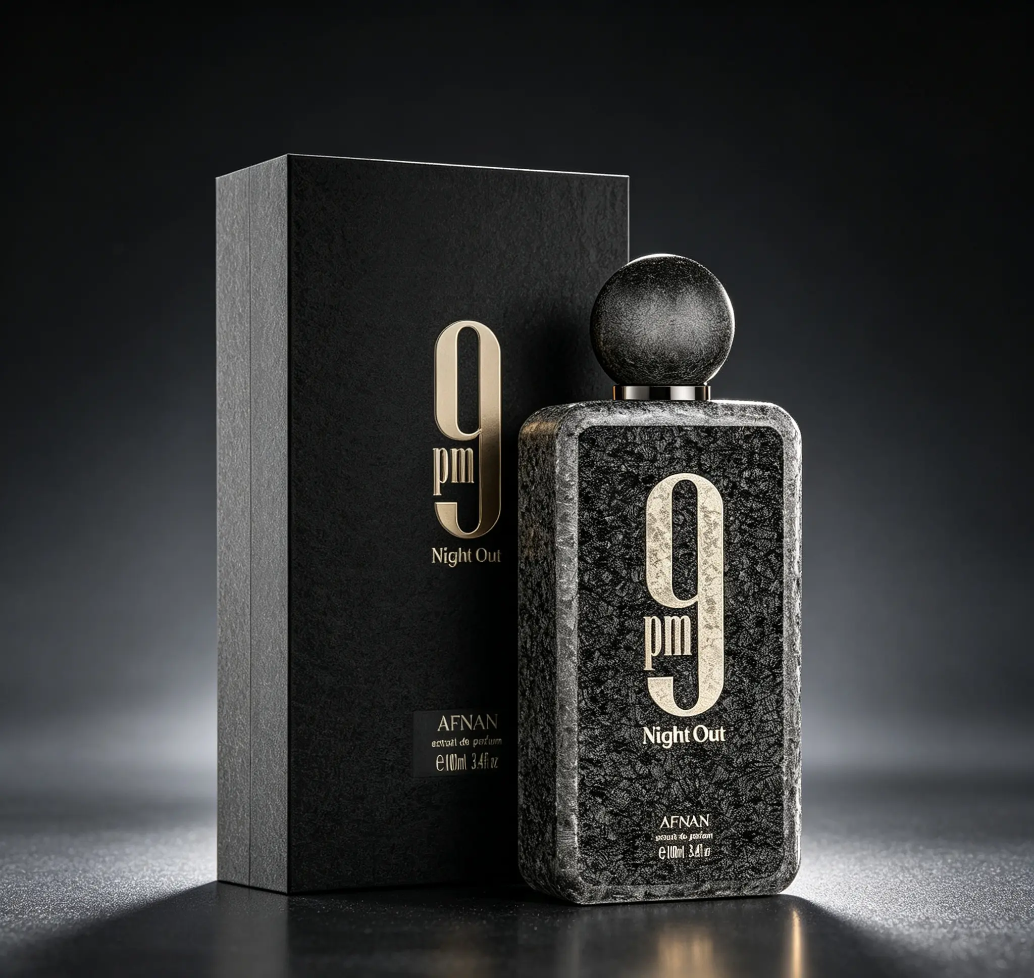 9 PM Night Out Unisex Extrait De Parfum – 3.4 Fl Oz / 100ml, Long-Lasting Sensual Evening Fragrance for Men & Women, Bold Nighttime Perfume