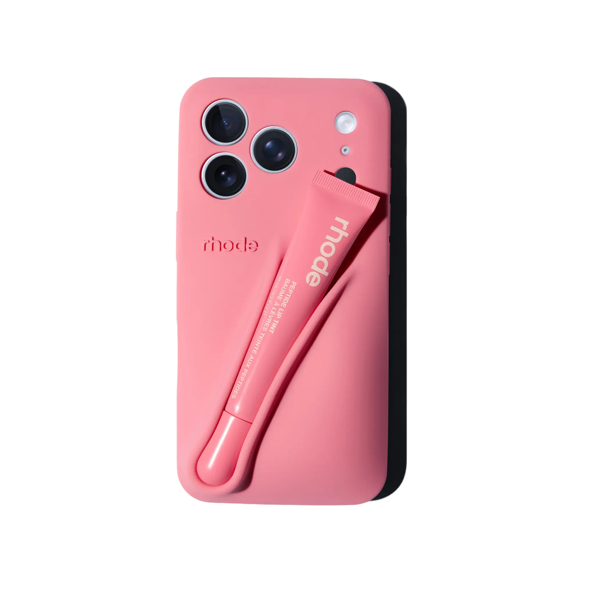 【M】rhode unscentedケースvanillaリップ rhode vanilla phone case - TikTok Shop