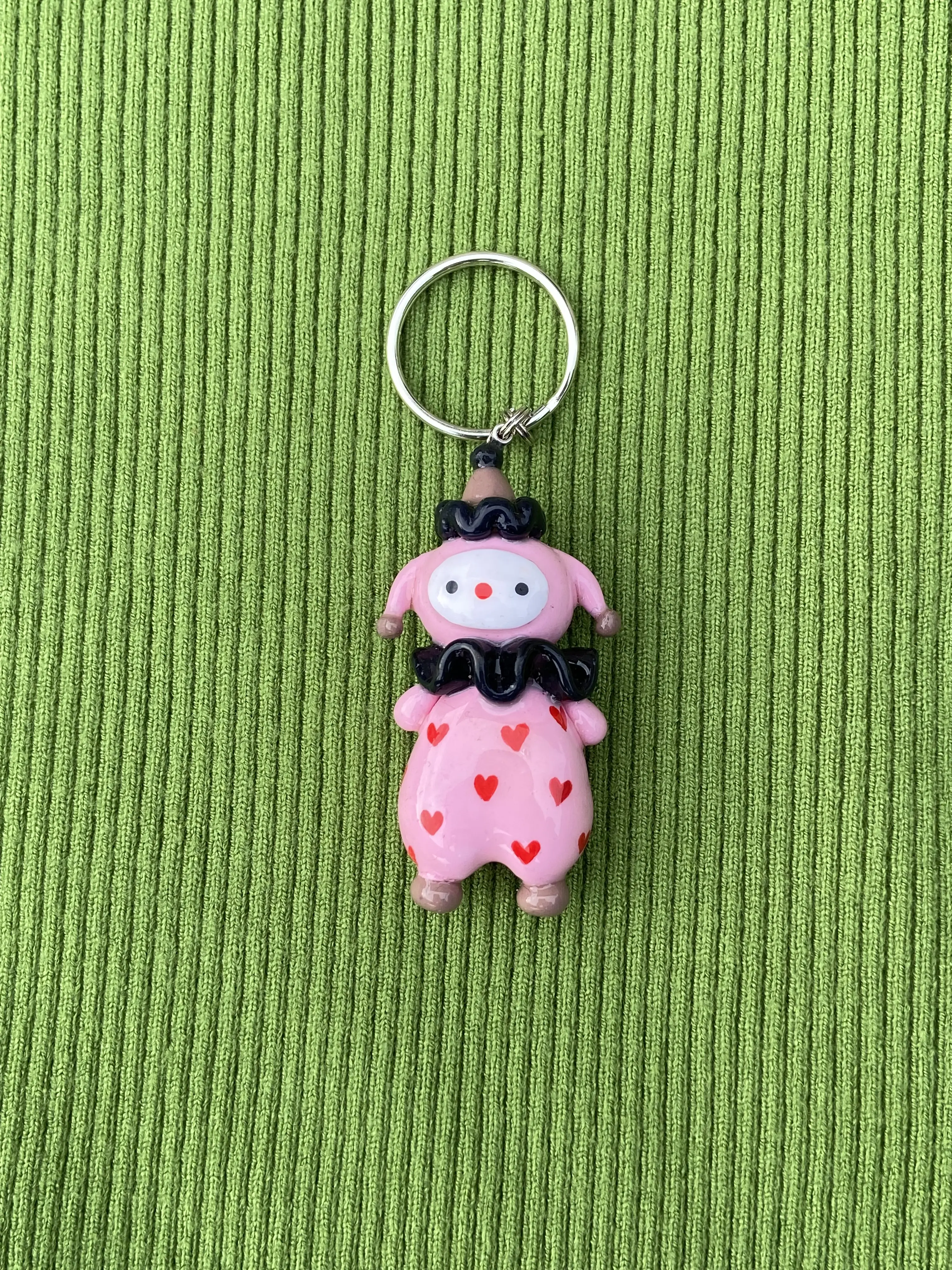 Love Bug the Jester Clown Keychain/ Bag Charm