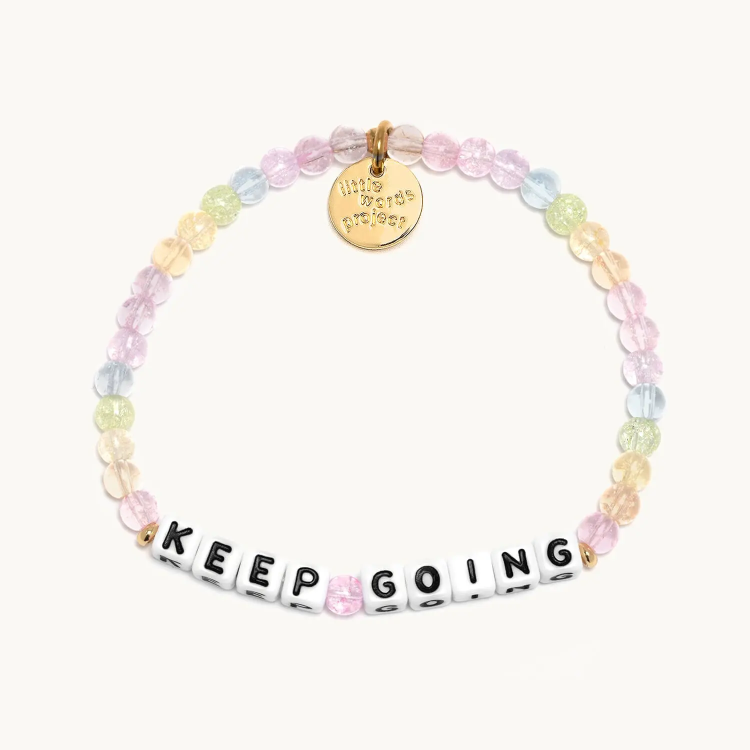 Little Words Project Beaded Friendship Bracelet for Women, Stackable Design with Custom Charms and Fashionable Beads, Perfect for womens gifts