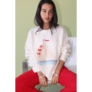 Sail Away Knit Sweater - Cream